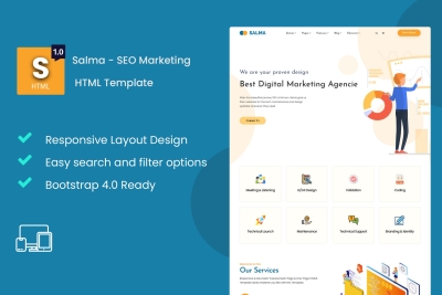 Salma - SEO Marketing HTML Template