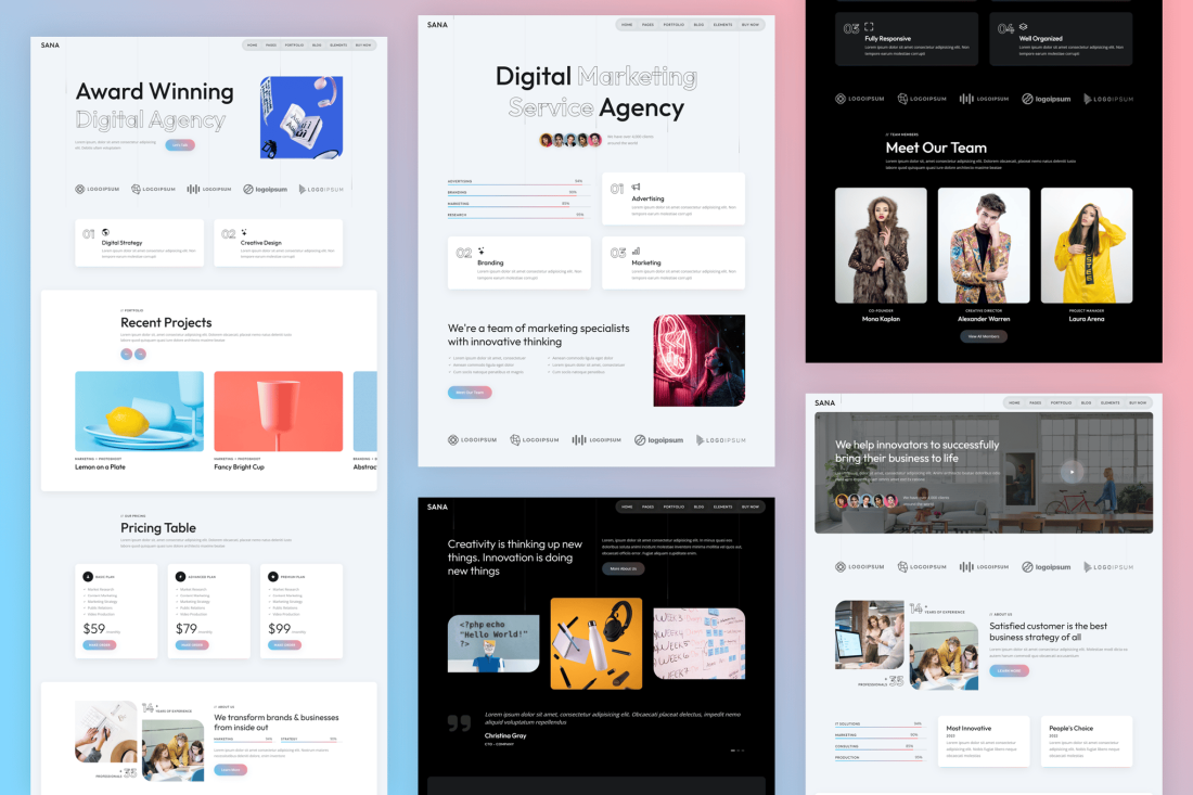 Sana - NextJS Creative Multipurpose Template