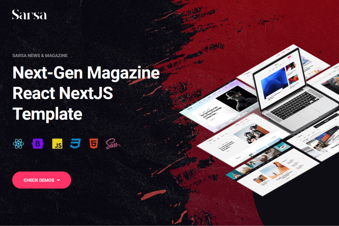 Sarsa - News & Magazine NextJS Template