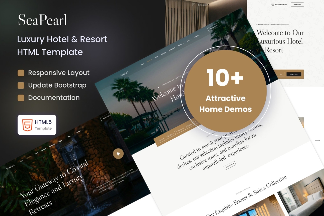 SeaPearl - Luxury Hotel & Resort Template