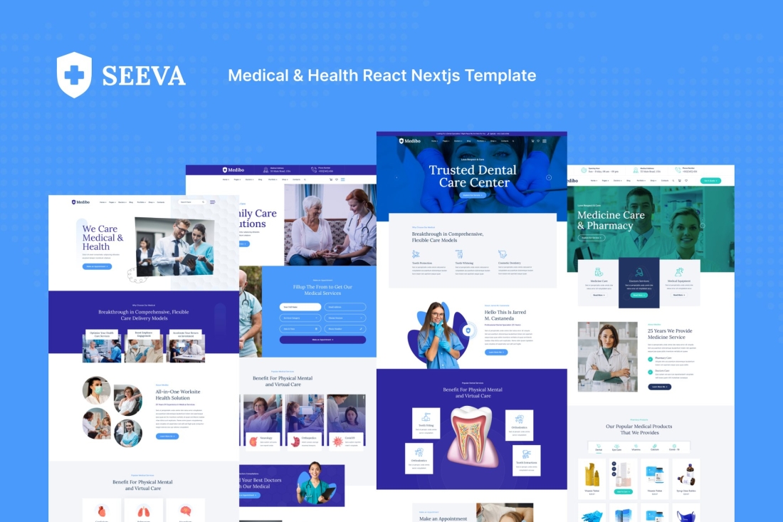 Seeva - Medical & Healthcare React Next Template