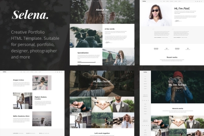 Selena. - Portfolio & Personal HTML Template