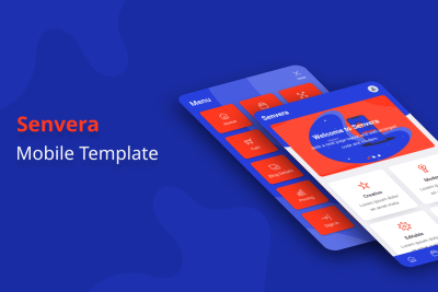 Senvera - Mobile Template