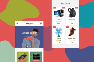 Shopea - eCommerce Mobile Template