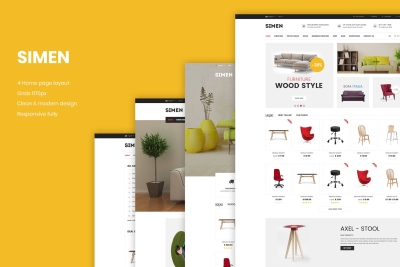 Simen - Responsive eCommerce Bootstrap Template