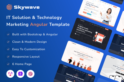 Skywave - Angular IT Solution Technology Template