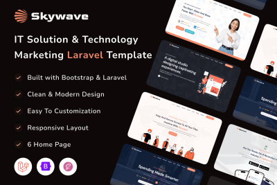 Skywave - IT Solution Technology Laravel Template