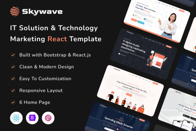 Skywave - IT Solution & Technology React Landing