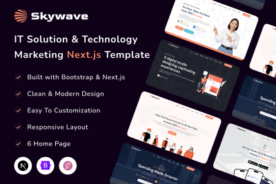 Skywave - Next.js IT Solution Technology Template