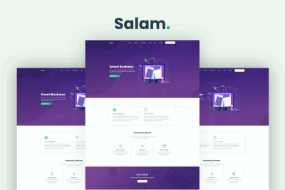 Slam - Startup and SaaS Template