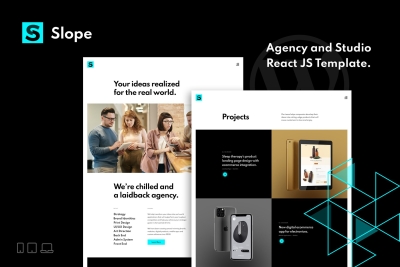 Slope-Responsive Agency & Studio React JS Template