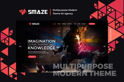 Smaze | Multipurpose Material Design HTML Template