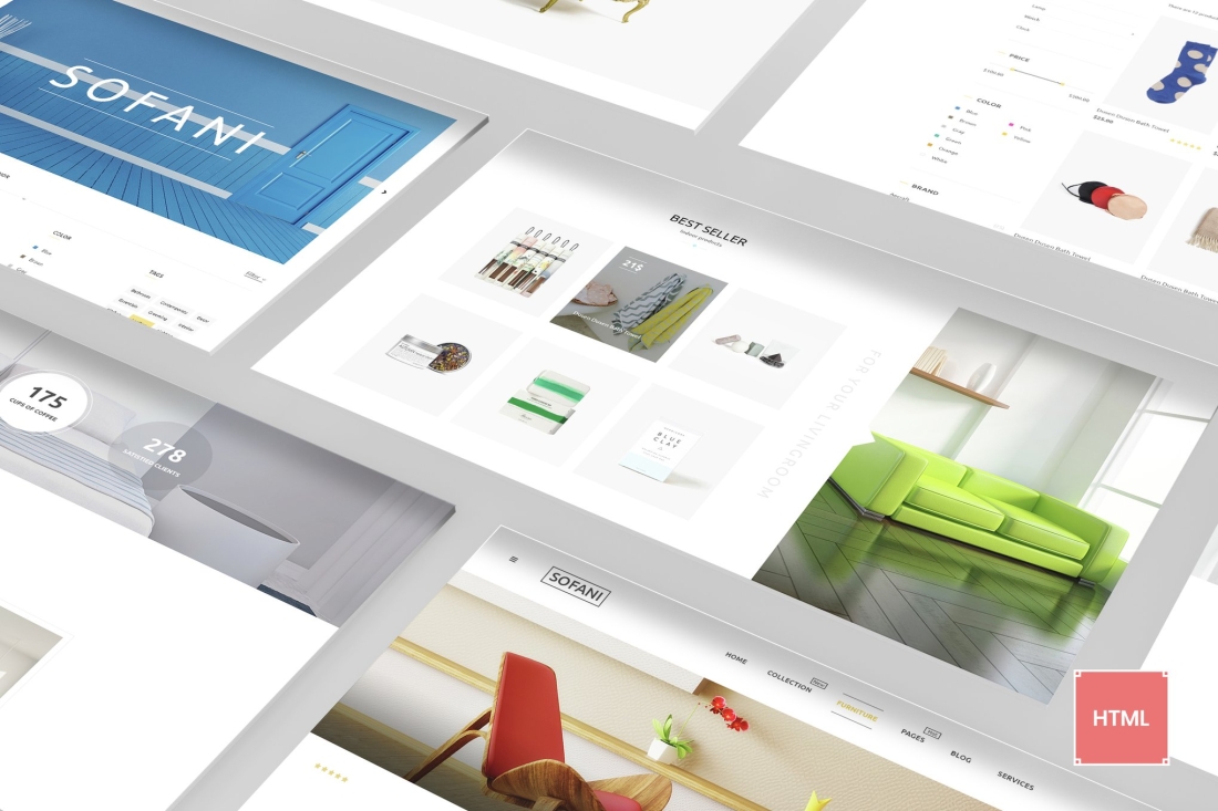 Sofani - Furniture Store HTML Template