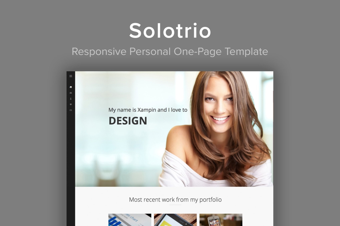 Solotrio - Responsive Personal One-Page Template