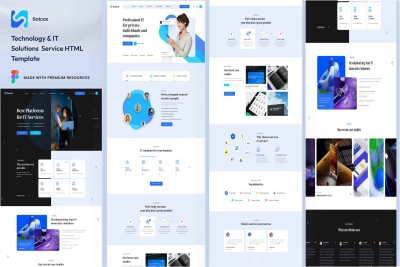 Sotcox - Technology & IT Solutions  HTML Template