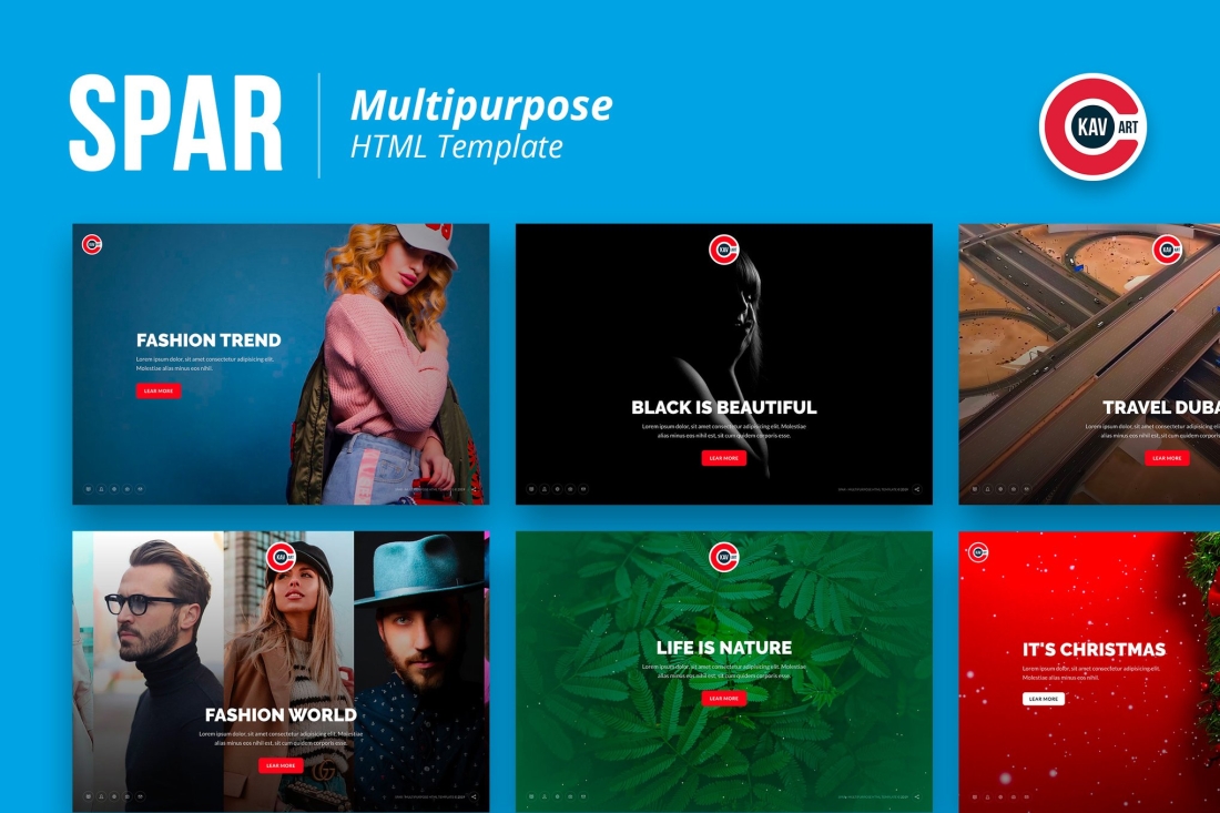 Spar - Multipurpose HTML Template