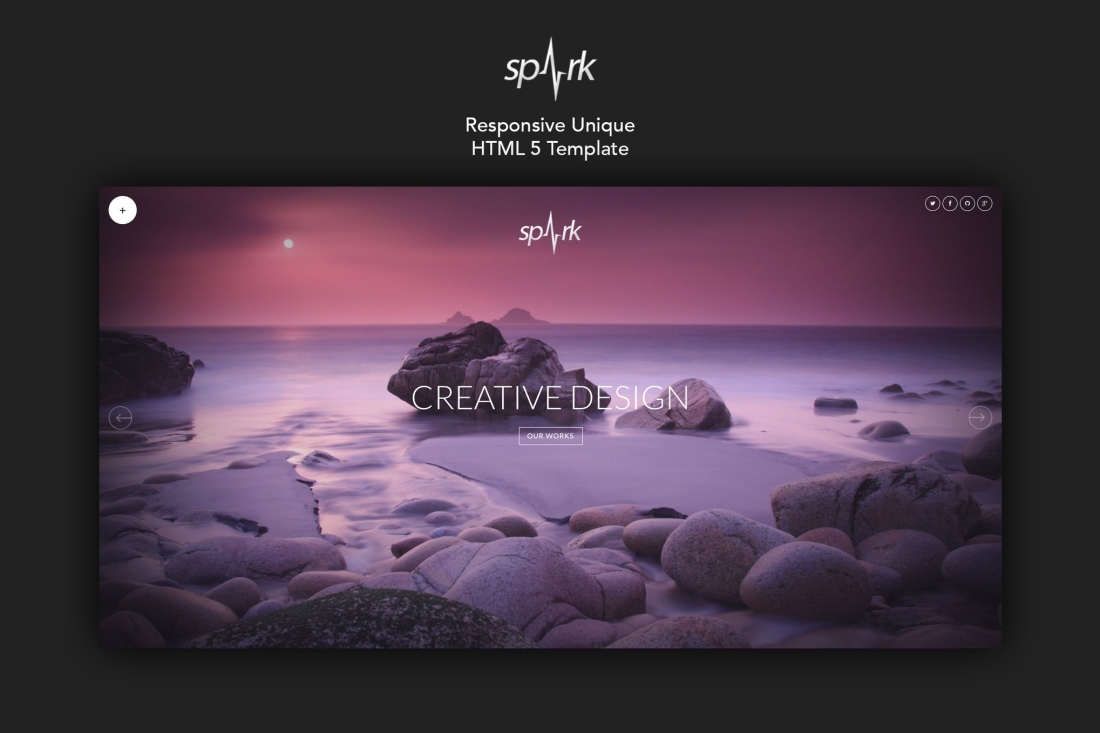 Spark - Responsive Unique HTML 5 Template