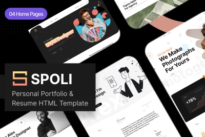 Spoli - Personal Portfolio & Resume Template