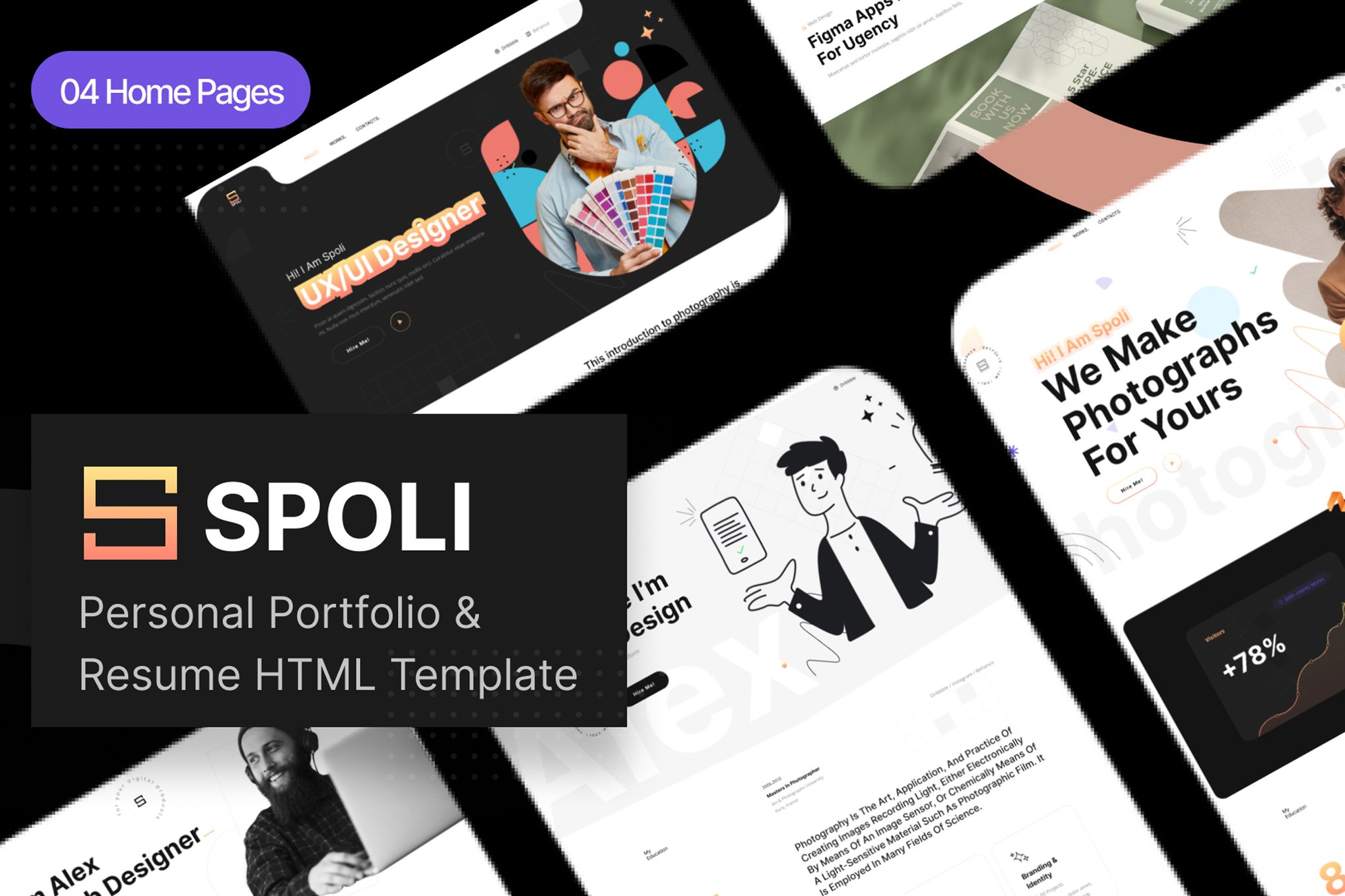 Spoli - Personal Portfolio & Resume Template