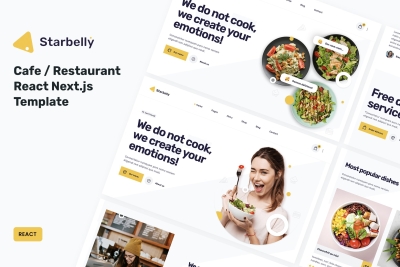 Starbelly - Restaurant & Cafe React Template