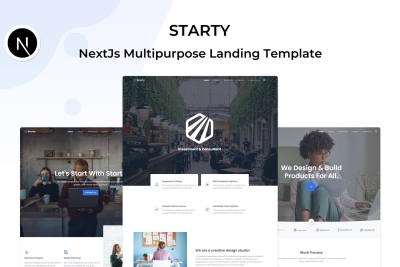 Starty - NextJs Multipurpose Landing Template