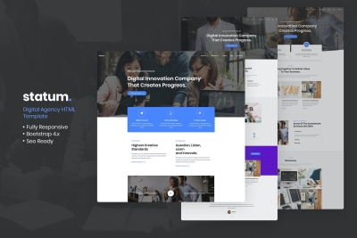 Statum - Business & Agency HTML5 Template