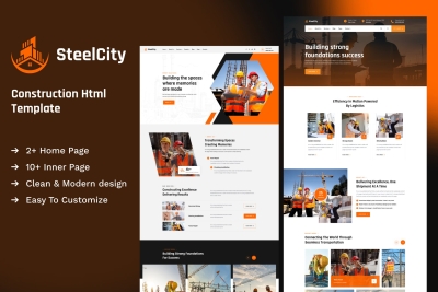 SteelCity - Construction HTML Template