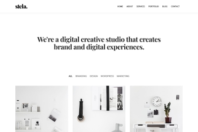 Stela - Minimal Portfolio HTML Template