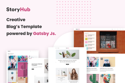 StoryHub - React Gatsby Blog Template
