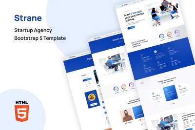 Strane - Startup Agency Bootstrap 5 Template