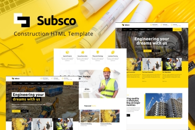 Subsco - Construction HTML Template