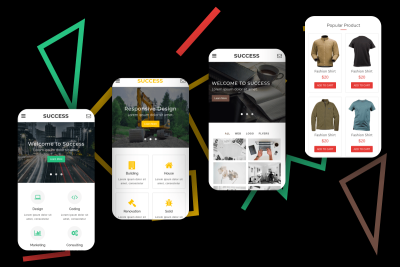 Success - Multiconcept Mobile Template