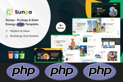 Sunpa - Ecology & Solar Energy PHP Template
