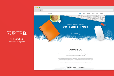 Superb - Responsive One-Page Portfolio