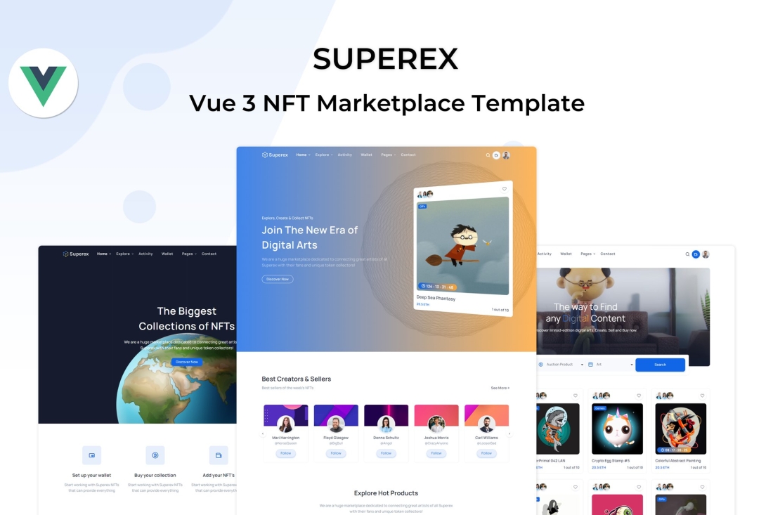 Superex - Vue NFT Marketplace