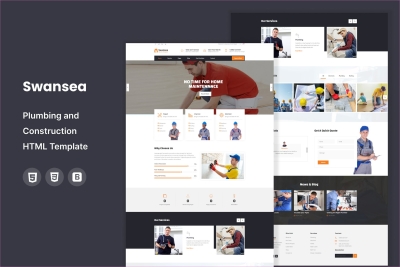 Swansea - Plumbing and Construction HTML Template