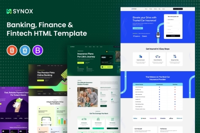 Synox - Banking, Finance & Fintech HTML Template
