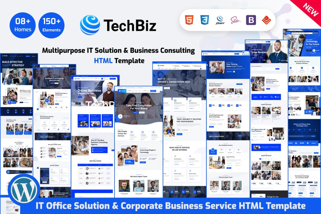 Techbiz - IT Solution & Business HTML Template