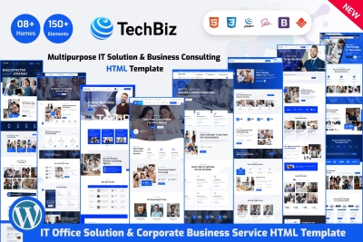 Techbiz - IT Solution & Business HTML Template