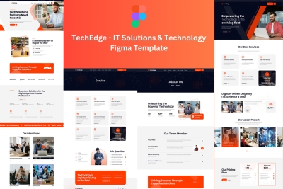 TechEdge - IT Solution & Technology Figma Template