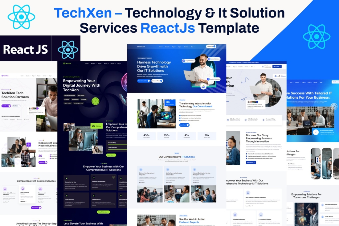 TechXen - It Solution Services ReactJs Template