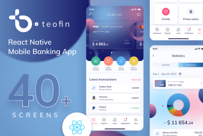 Teofin - Mobile Banking React Native App