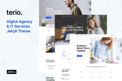 Terio - Digital Agency & IT Services Jekyll Theme