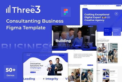 The3 - Business Consulting Figma Template