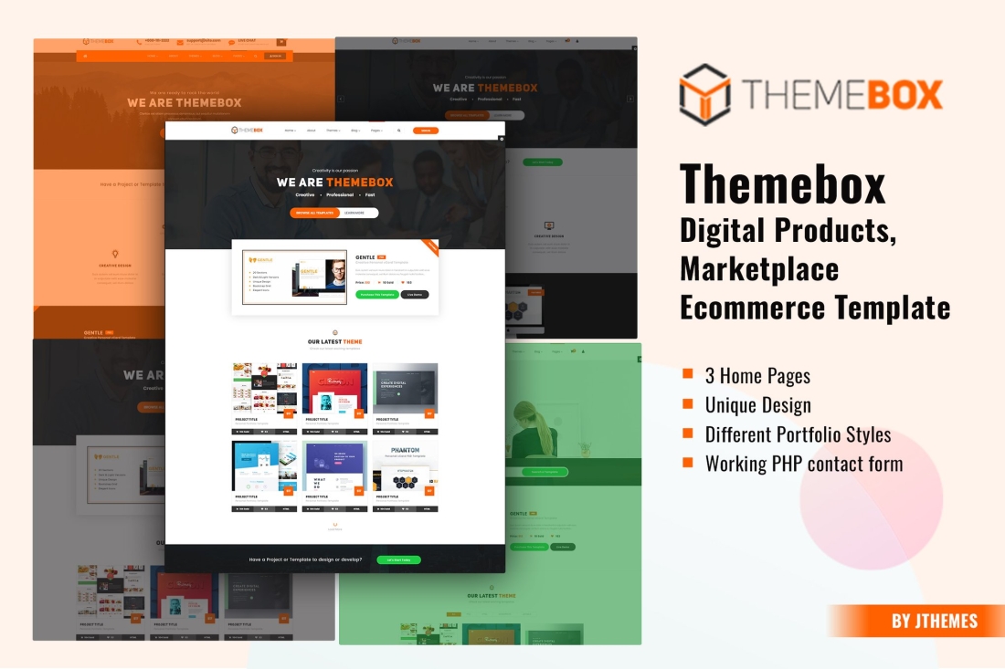 Themebox - Digital Products HTML Template