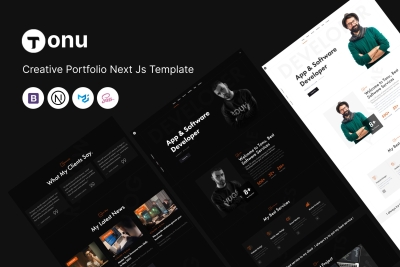 Tonu - Creative Portfolio Next Js Template