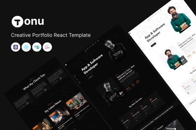 Tonu - Creative Portfolio React Template