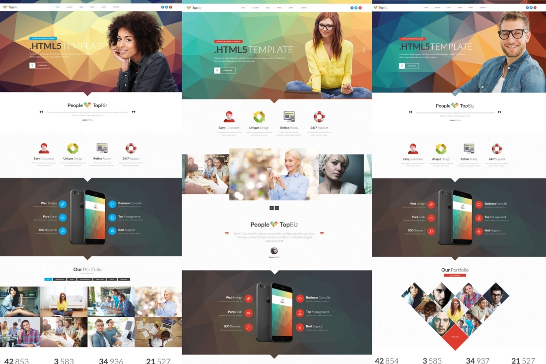 TopBiz - Responsive Corporate HTML5 Template