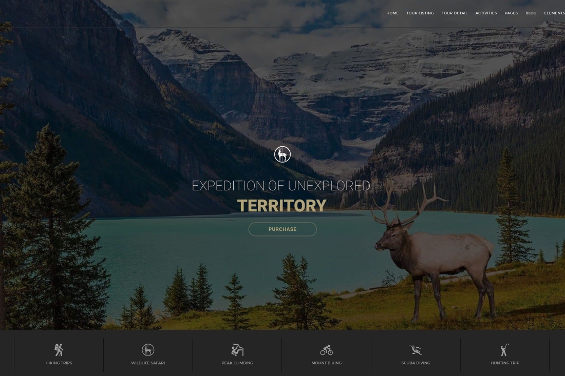 Tour & Adventure Travel HTML Template - Entrada