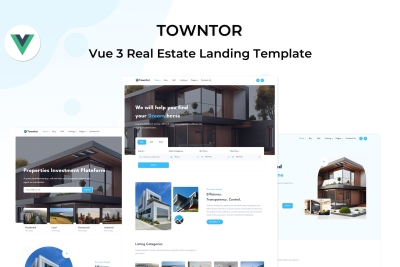 Towntor - Vue Real Estate & Property Template